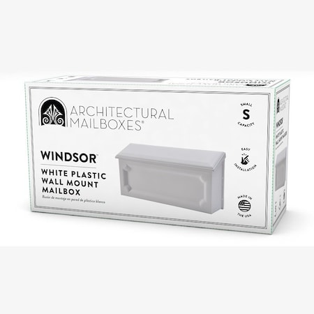 Gibraltar Mailboxes Gibraltar Mailboxes Windsor WMH00W04 Mailbox, 288.6 cu-in Capacity, Polypropylene WMH00W04