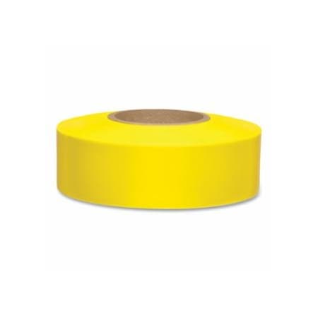 Presco Taffeta Flagging Tape, 1-3/16 in x 150 ft, Flourescent Yellow, 12PK 764-TFYG