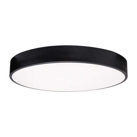 Afx Bailey 19in LED Flush Mount, Black BAYF19LAJUDBK