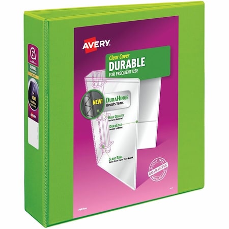 Avery Durable View 3 Ring Binder, 2" Slant Rin 17838
