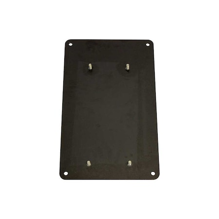 Uni Pro Seat Adapter Plate for Volvo Semi Trucks Black Powder Coat 8156