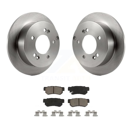Transit Auto Rear Disc Brake Rotor Ceramic Pad Kit For Hyundai Sonata Kia Sportage Tucson Optima XG350 K8C-101669