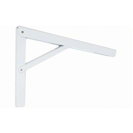 Kv Shelf Bracket Folding 16" White 206 WH 16