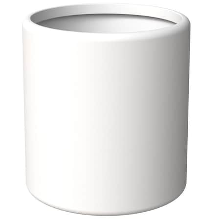 Leisuremod Tundra Round Fiberstone & MgO Clay Planter, Weather-Resistant, Indoor/Outdoor, No Assembly TP18W