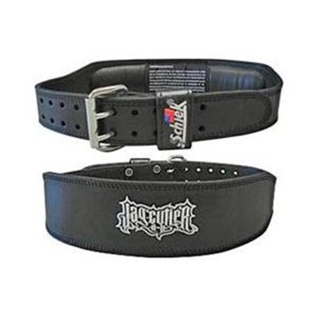 Schiek Sports 4 in. Black Leather Jay Cutler Signature Belt-XXL SC455205