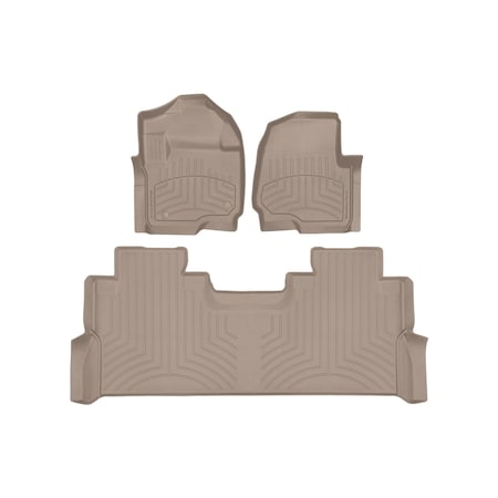 Weathertech Tan, Front and Rear FloorLiner HP 451012-1-2IM