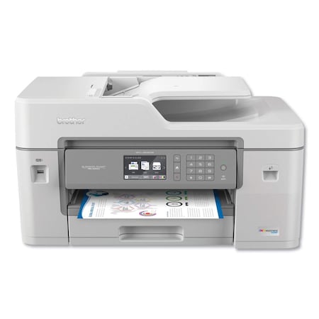 Brother Color Inkjet Printer, 22 ppm, 11in x 17in, Duplex, Wireless, Touchscreen MFC-J6545DW