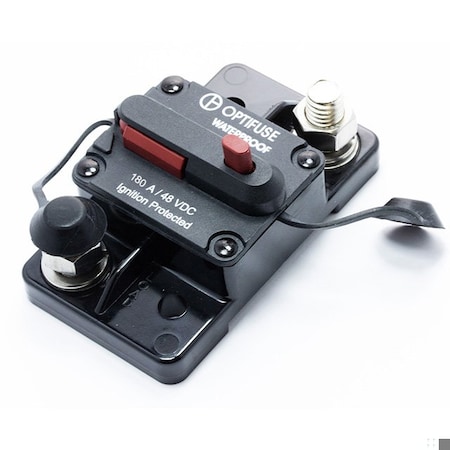 Optifuse Circuit Breaker, 353 Series, 25 to 300A, 3kA at 48V DC 353180