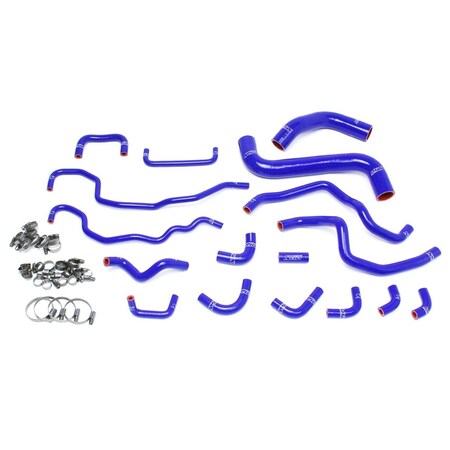 Hps Performance High Temp Reinforced Silicone Radiator and Heater Coolant Hose Kit, Blue,  57-1516-BLUE