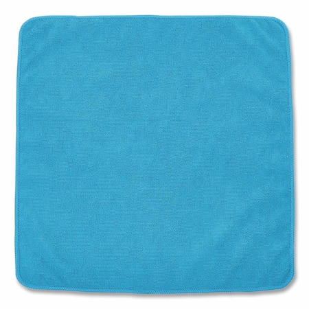 Rubbermaid Commercial Microfiber Cleaning Cloths, 12 x 12, Blue, PK24 1820579