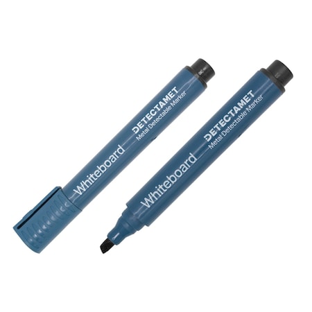 Detectamet Detectable Dry Erase Marker Set, Round Barrel, PK10 145-A06-P02-A08