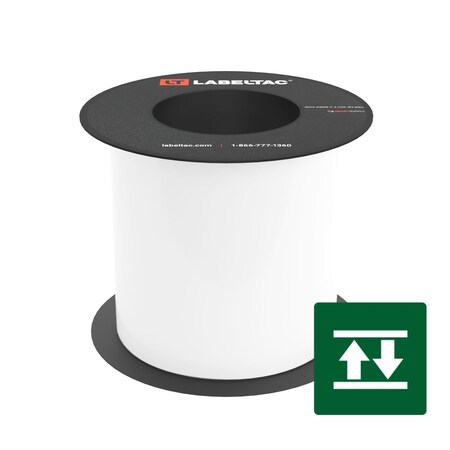 Labeltac High-Tack Label Supply 5in x 75ft LT9, Matte White LT526HK-C
