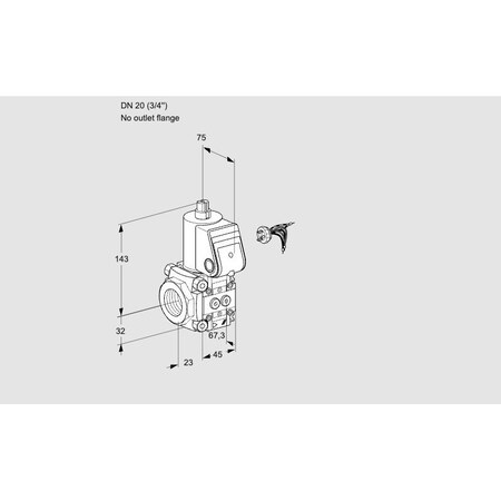 Honeywell Kromschroder VAS120/-R/NQ KS88011949