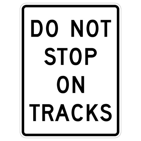 Sign Solutions Usa Traffic Sign, 24 in Width, Aluminum Sign, Vertical Rectangle DUS10HWT2430R8-8