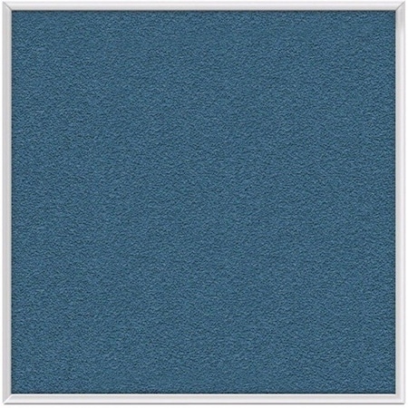 Ghent 48"W x 48"H Vinyl Bulletin Board - Aluminum Frame - Silver AV44-193