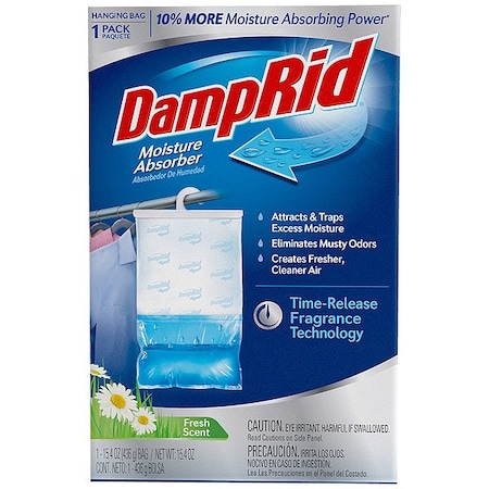 Damprid Dehumidifier, Bag, 15 2/5 oz FG80FSSB