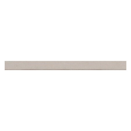 Ackland Gravina Pebble 1.8 in. x 24 in. Concrete Look Matte Porcelain Bullnose Tile Trim, 14PK AKNPTGRAPEBB1.8X24M-BN