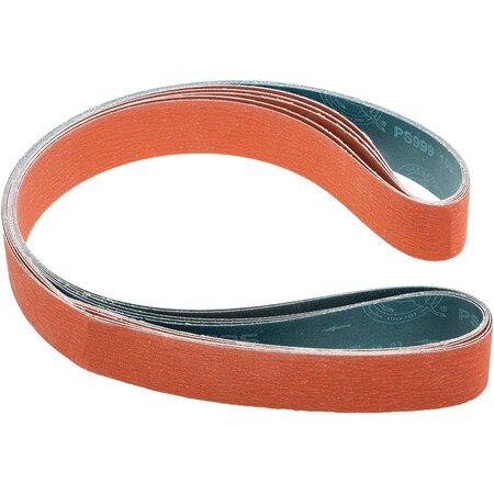 Grizzly 2" x 72" Ceramic Sanding Belt, 100 Grit, 5PK T32052