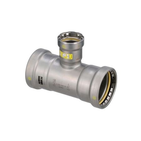 Viega MegaPressG tee P1 2.5 P2 2.5 P3 1.25 carbon steel zinc-nickel coating 28905