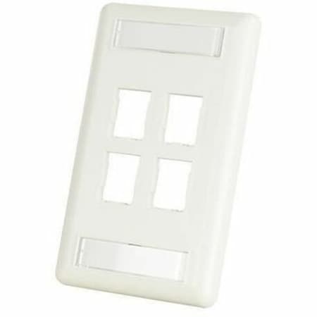 Ortronics 4-PORT HIGH DENSITY FACEPLATE 403HDJ14