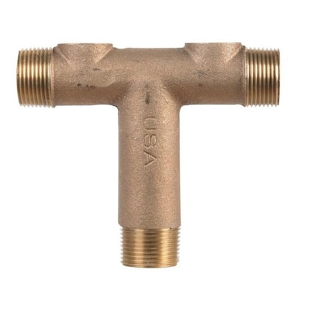 Campbell RUTC5-4-3LF Universal Low Lead Tank Cross 1 in. MPT 4341913