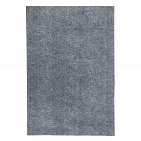 Homeroots 4' x 6' Gray Non Slip Rug Pad 383609