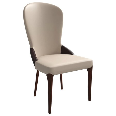 Leisuremod Havana Collection Modern Wooden Dining Chair in Brown HC46BR