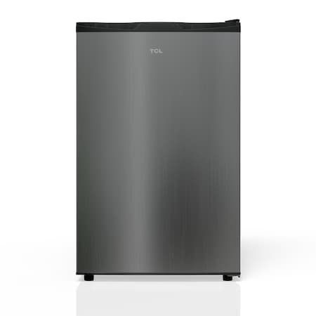 Tcl 4.5 Cu. Ft. Compact Single-Door Mini Refrigerator, Silver TRM45S4AV