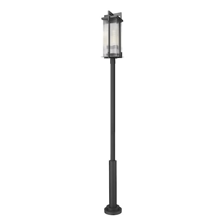 Z-Lite Fortis Sand Black 3 Light Outdoor Post Mounted Fixture 5031PHXLR-5010P-BK