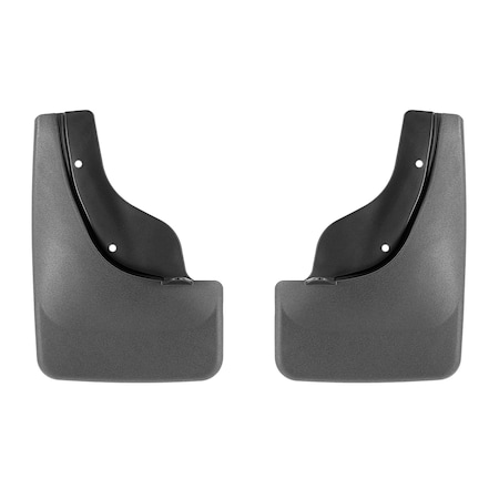 Weathertech Black, No Drill MudFlaps 120174