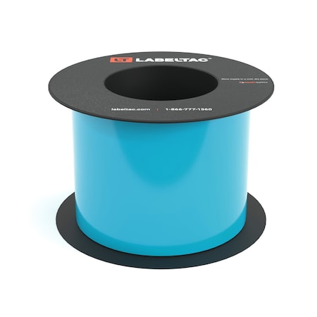 Labeltac Label Supply 4in x 75ft, Light Blue LT415-C
