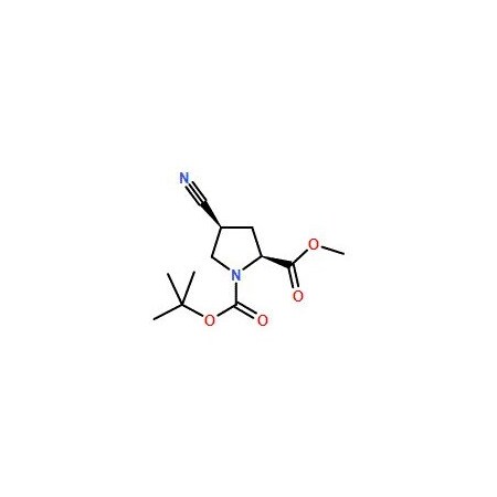 Ak Scientific Boc-cis-4-cyano-L-proline methyl ester (5g), CAS 487048-28-2 4208AE-5g