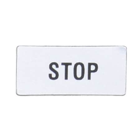 Lovato Label "Stop", 50PK LPXAGB221