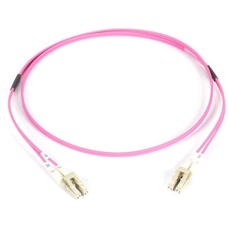 Black Box OM4 50/125 MULTIMODE FIBER OPTIC PATCH CABLE - 10/40/100G, LSZH, LC TO LC, ERIKA FOM4-001M-LCLC