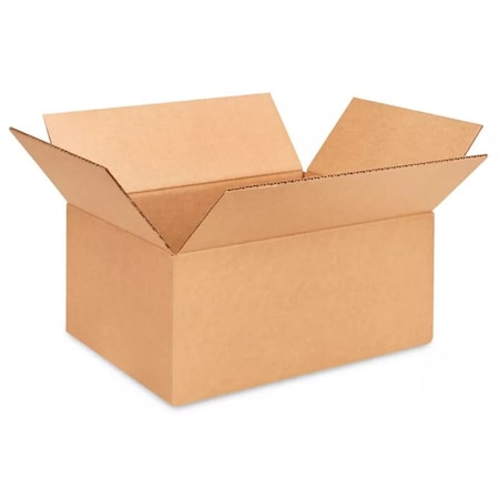 Bcp 14 in x 10 in x 6 in Shipping Box, Kraft, Corrugate, Single Wall, 32 ECT 14106