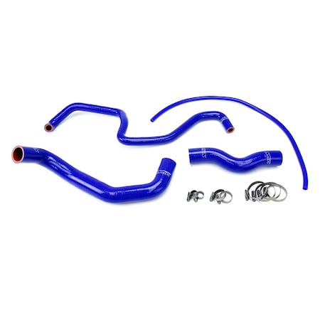 Hps Performance High Temp Reinforced Silicone Radiator Coolant Hose Kit, Blue,  57-1048-BLUE