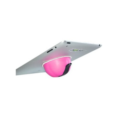 Palladium Safety Solutions Dba Isucker iSucker iPad/Tablet Stand and Ergonomic Holder - Pink with Black Lever, 9001PK IS-9001-PK-BK