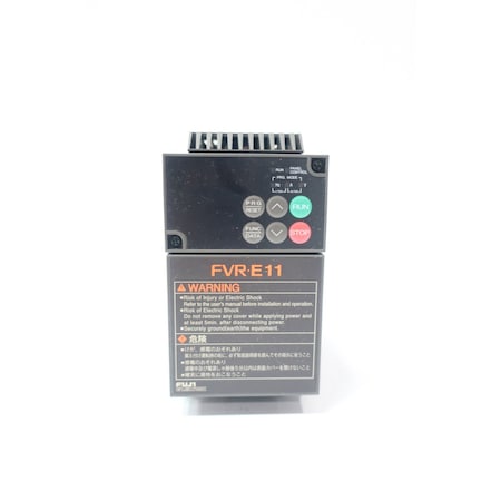 Fuji Electric VFD DRIVE 1.1KVA 200-230V-AC 0.2-400HZ FVRO.4E11S-2
