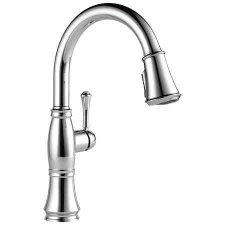 Delta Cassidy Single Handle Pull-Down Kitchen Faucet 9197-PR-DST