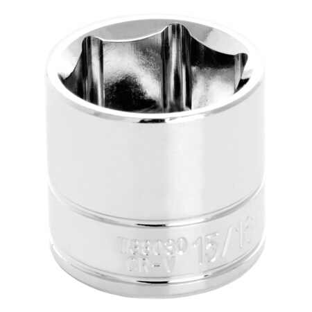 Performance Tool 3/8 In Dr. Socket 15/16 In, W38030 W38030