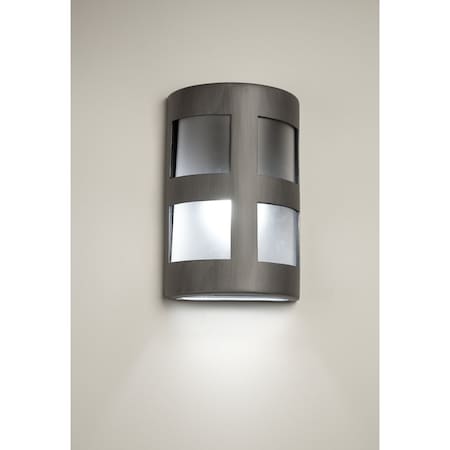 Luxury Lighting Varien Bay 15 in Tall Ceramic Outdoor Wall Light, Rubbed Pewter Paint Finish 103-77(W4)-APew-ud-7