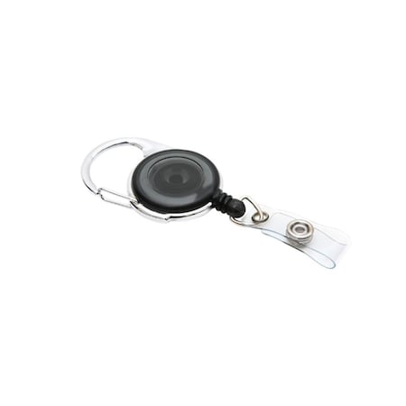 Sicurix Quick Clip ID Badge Reels Round Strap Smoke 68750