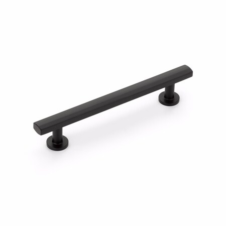 Schaub 5in Center to Center Heathrow Cabinet Pull Matte Black Finish 561-MB