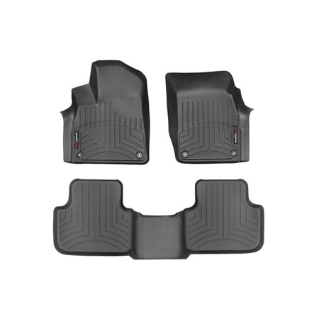 Weathertech Black, Front and Rear Floorliners 44887-1-5