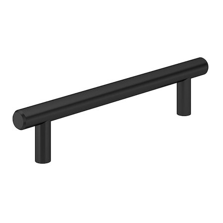 Richelieu Roosevelt Collection 5 1/16-inch Matte Black Modern Cabinet Bar Pull BP205128900