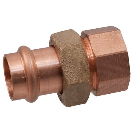 Nibco Copper, Straight, Press-fit, FNPT, 1/2in 9256700PC