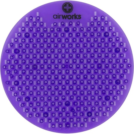 Hospeco AirWorks Splash Free Urinal Screen, Lavender - Box of 10 AWSFUS236-BX