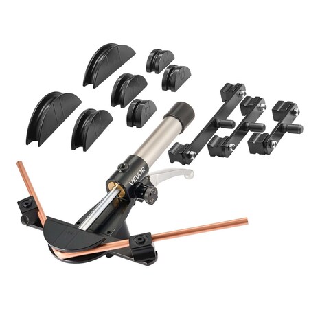 Vevor Hydraulic Tubing Bender Kit 1/4 to 7/8 Inch Copper Tube Pipe Bender 7 Dies HHW-22B