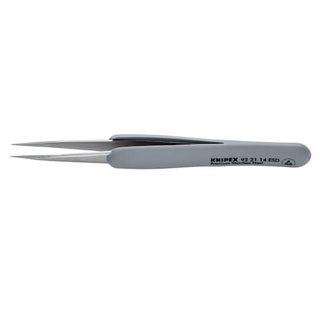 Knipex Precision Tweezers, 4 in L 92 21 14 ESD