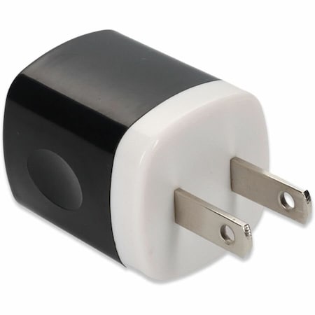 Add-On DUAL-PORT NEMA 1-15P MALE TO USB 2.0 A FEMALE 5V AT 1.5A WALL CHARGER 5V USAC2USB5V15A